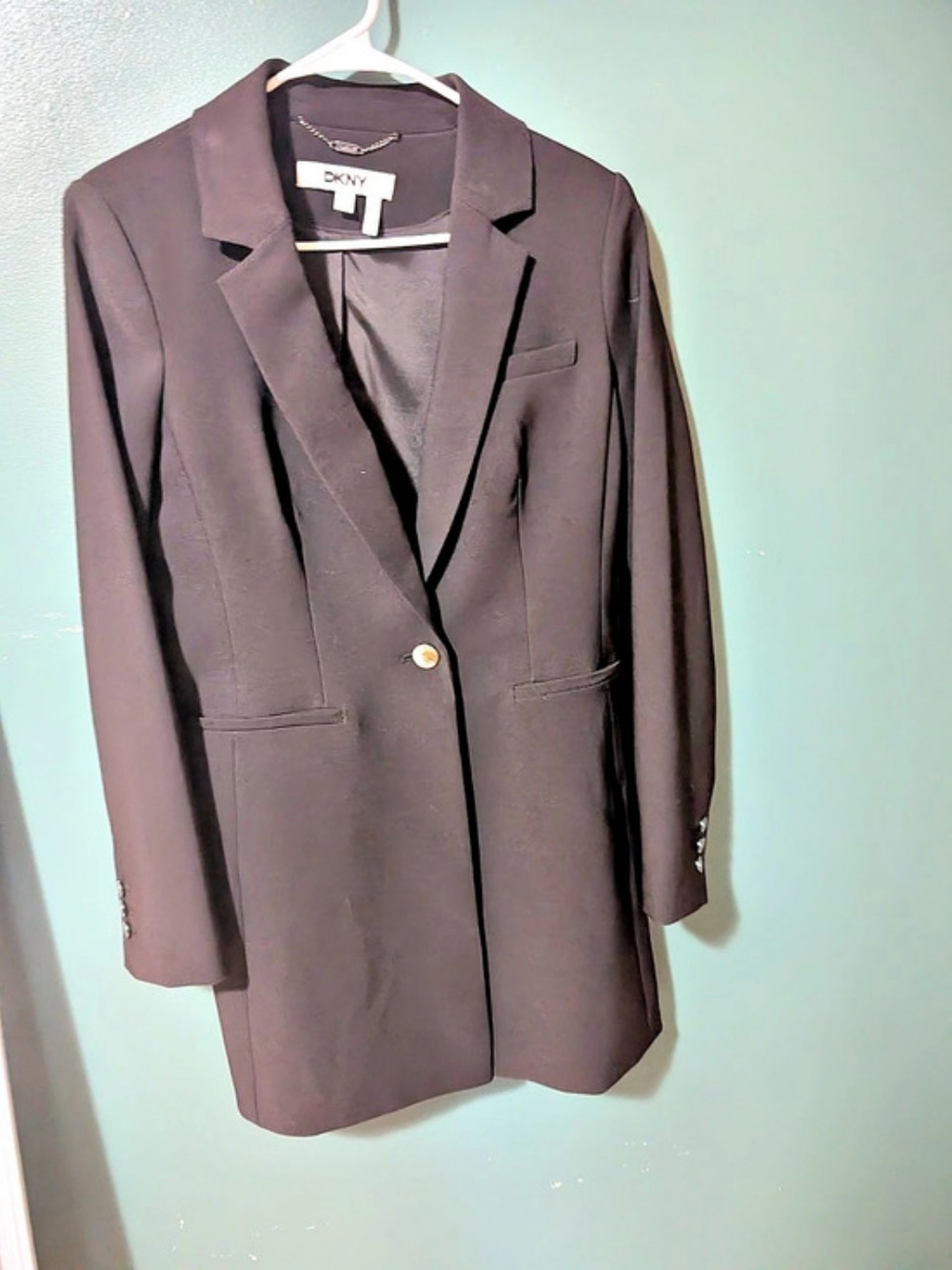DKNY Black Blazer Size 10 Like New